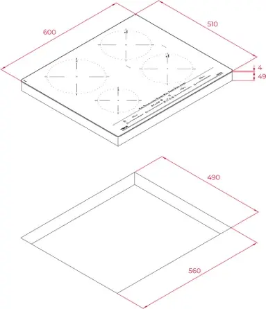 Plita cu Inductie Teka IZC 64630 MST MasterSense Urban Colours, 5 Zone cu Syncro si Senzori de Temperatura, Control MultiSlider, Sticla Gri Pietre