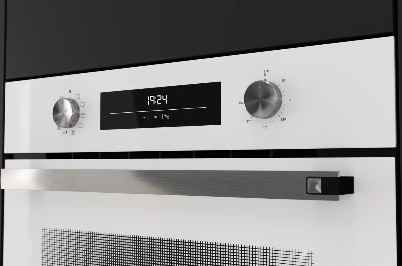 Teka HSB 6350 WH Neo Multifunction Built-in Oven, 70L Capacity, A+ Energy Class, 8 Functions, HydroClean, Telescopic Guides, White Finish