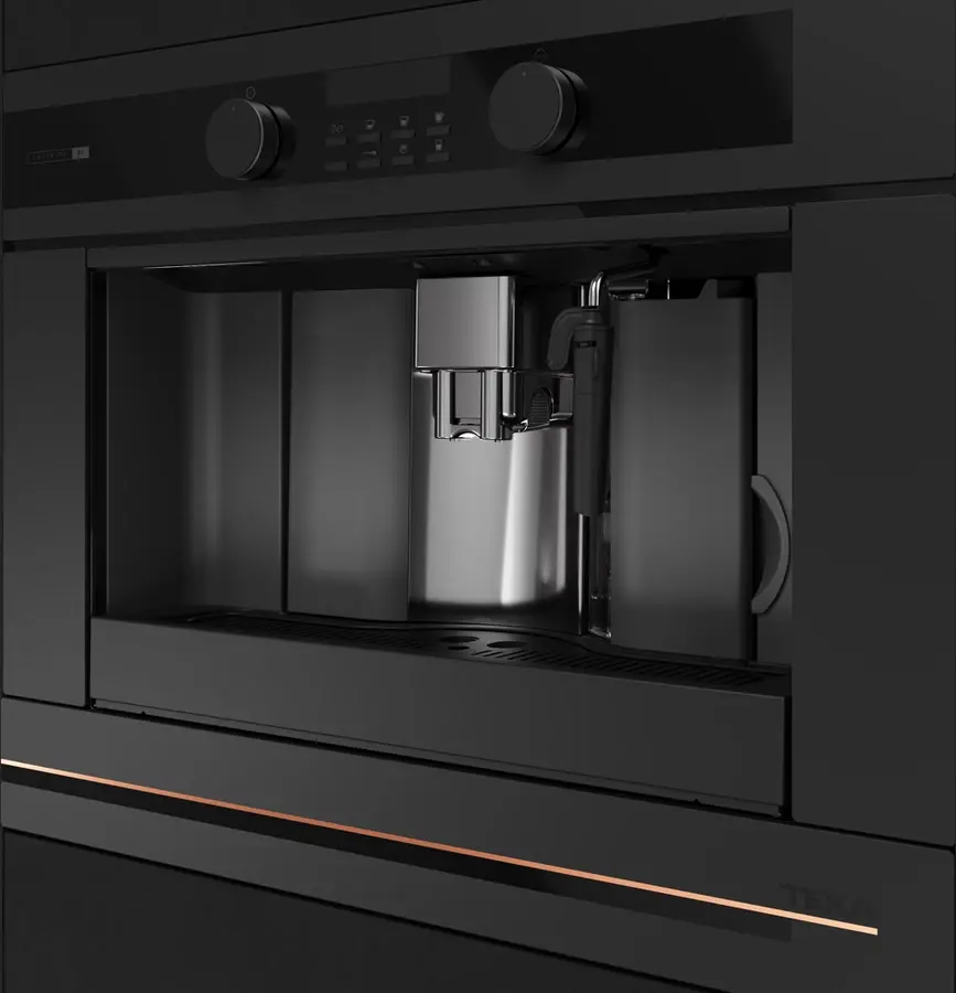 Teka CLC 85-G1 GM BM Infinity G1 Built-in Automatic Espresso Machine, 15 Bar, Integrated Steel Grinder, Touch Control, Matte Black, 1.8L Tank