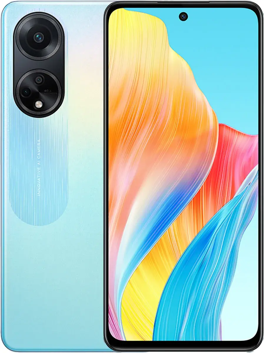 Smartphone OPPO A98 5G (CPH2529), Dreamy Blue, Ecran 6.72 inch 120Hz FHD+, Snapdragon 695 5G, 8GB RAM, 256GB Stocare, Camera Tripla 64MP, Baterie 5000mAh, 67W SUPERVOOC
