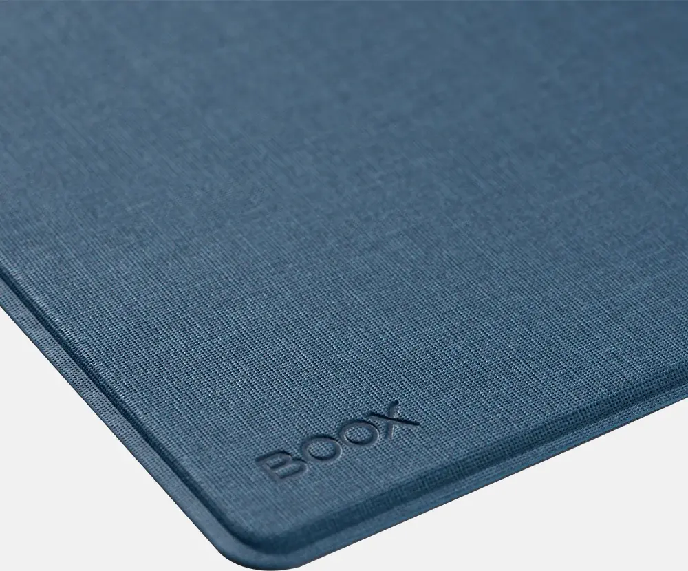 Onyx Boox Go 6 (Gen II) Magnetic Case - Navy Woven Textured Fabric Protective Cover with Auto Sleep/Wake and Magnetic Attachment