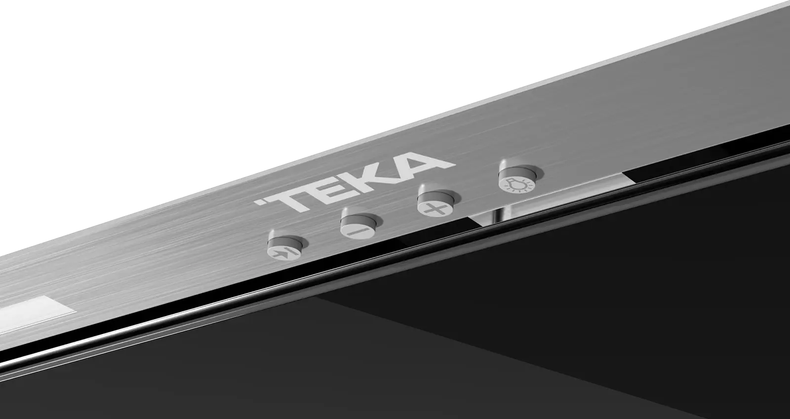 Teka GFL 77651 EOS Built-in Kitchen Hood, Stainless Steel and Black Glass, Perimeter Extraction, 726 m3/h Max Airflow, Energy Class A+, Electronic Control