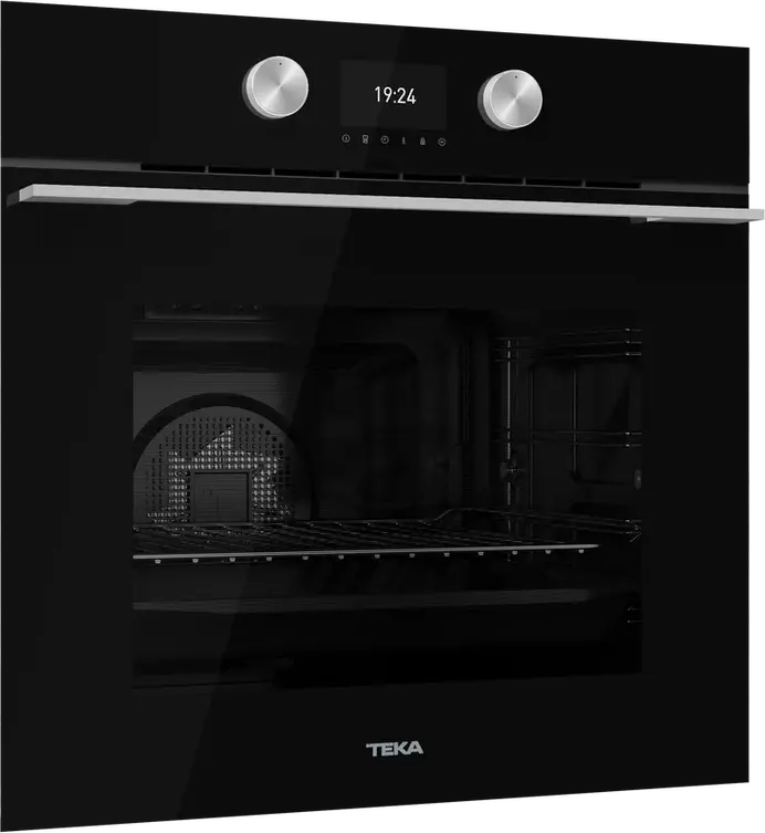 Teka HLB 8600 BK Multifunction Built-in Oven, A+ Energy Class, 70L Capacity, 12 Cooking Functions, HydroClean PRO, TFT Display, Telescopic Guides