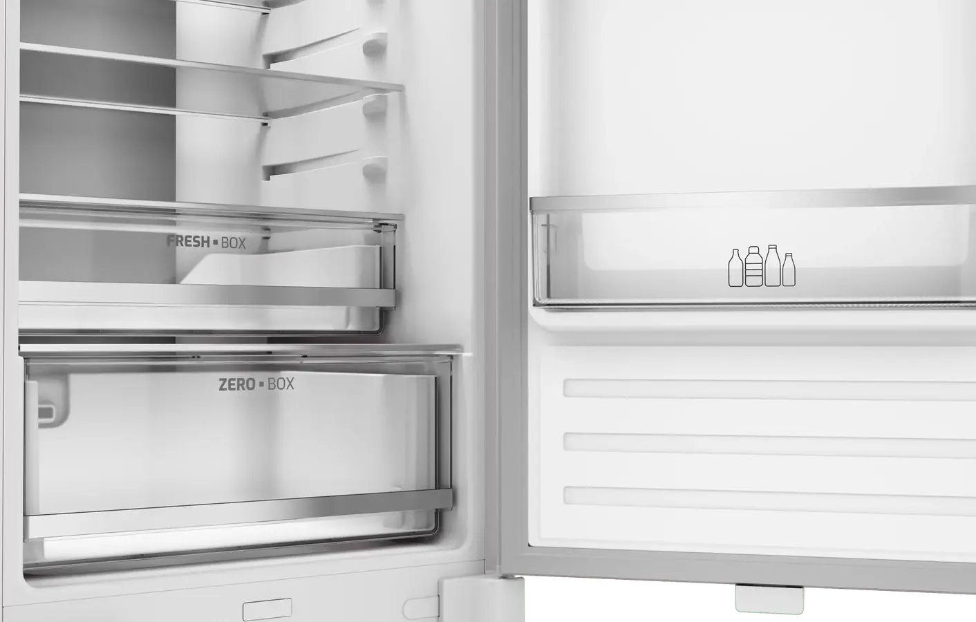Frigider Înglobabil Combinat Teka RBF 73380, LongLife No Frost, ZeroBox și VitaCare Box, Clasa Energetică E, Capacitate Totală 244L, Alb