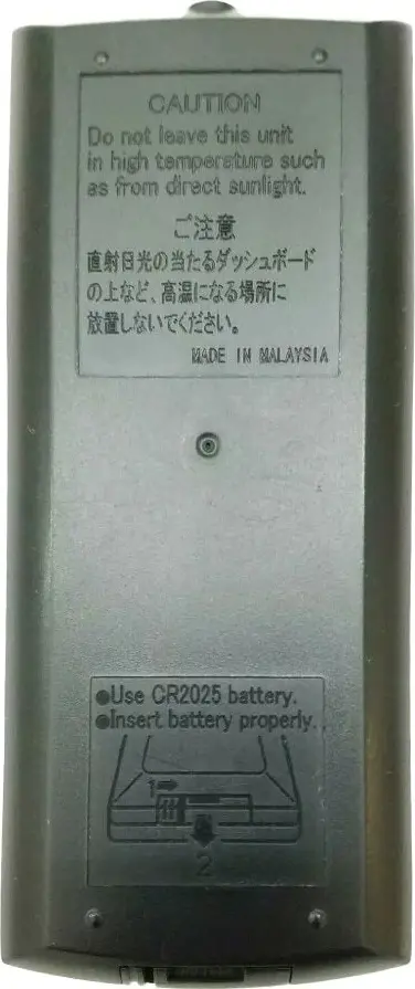 JVC RM-RK230 Remote Control for Car Audio DVD Receiver, Monitor Control, CR2025 Battery, Volume Menu Source Setup Functions