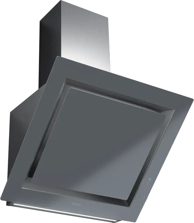 Teka DLV 68660 ST TOS Urban Colors Vertical Decorative Hood, Stone Grey, 60cm, Touch Control, LED BAR, Fresh AIR, 725 m3/h Max Extraction