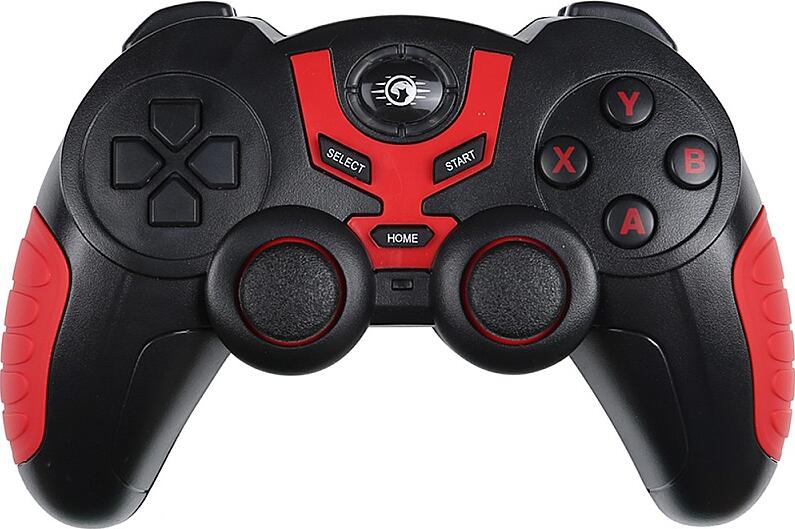Marvo GT-60 Wireless Gamepad Controller for Android, iOS and PC, Bluetooth 2.1 + EDR & USB Wired, X-input, Integrated 350mAh Battery, with Phone Holder