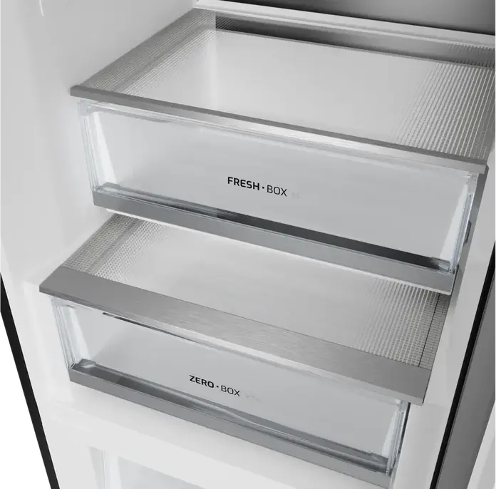 Teka RBF 88670 Van Gogh Free-standing Combi Refrigerator Freezer, Total No Frost, Inverter Motor, Dark Grey Crystal, 378L, Energy Class C, 59.5x70x201 cm