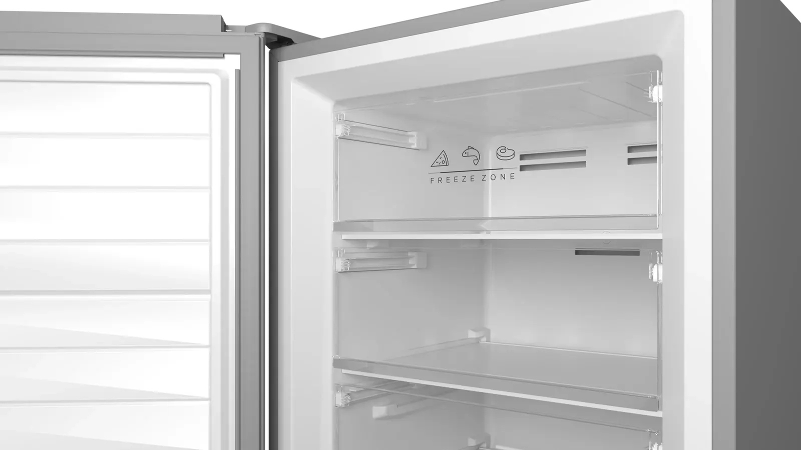 Congelator vertical Teka RSF 75640 SS, Full No Frost, Capacitate 273L, Clasa Energetică E, 4 Stele, Inox, Control Touch, Dimensiuni 185x59.5x61.8 cm