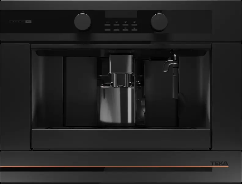 Teka CLC 85-G1 GM BM Infinity G1 Built-in Automatic Espresso Machine, 15 Bar, Integrated Steel Grinder, Touch Control, Matte Black, 1.8L Tank