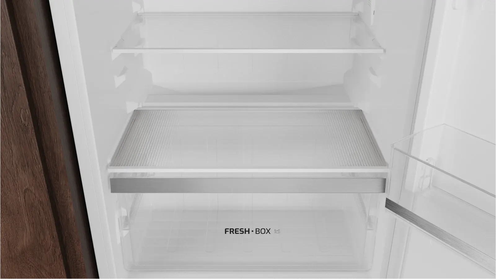 Teka RSR 42265 FI Built-in Single Door Refrigerator with Top Freezer, Inverter Motor, No Frost Fridge, 190L Capacity, Energy Class E, 125.5x54x55 cm