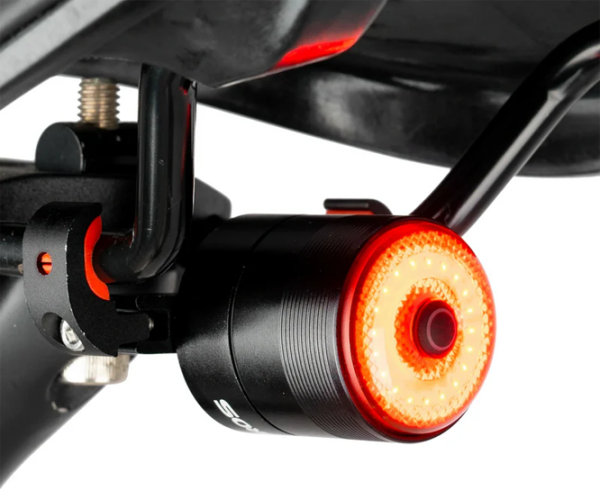 ROCKBROS AI Q5 Mini Smart Bicycle Rear Tail Light, Aluminum Alloy, IPX6 Waterproof, USB-C Rechargeable, Auto Brake Sensing, Multiple Flash Modes
