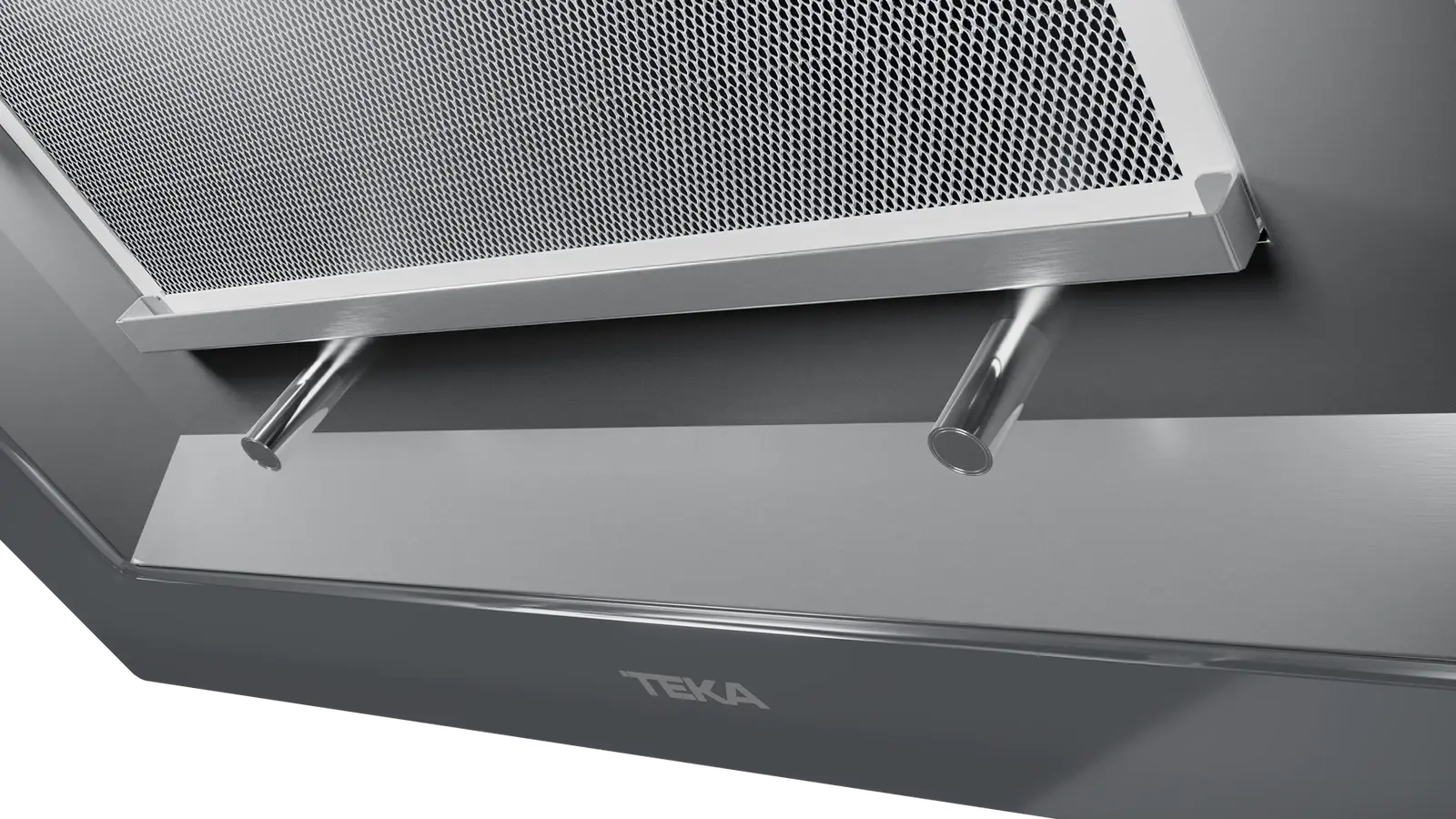 Teka DLV 68660 ST TOS Urban Colors Vertical Decorative Hood, Stone Grey, 60cm, Touch Control, LED BAR, Fresh AIR, 725 m3/h Max Extraction