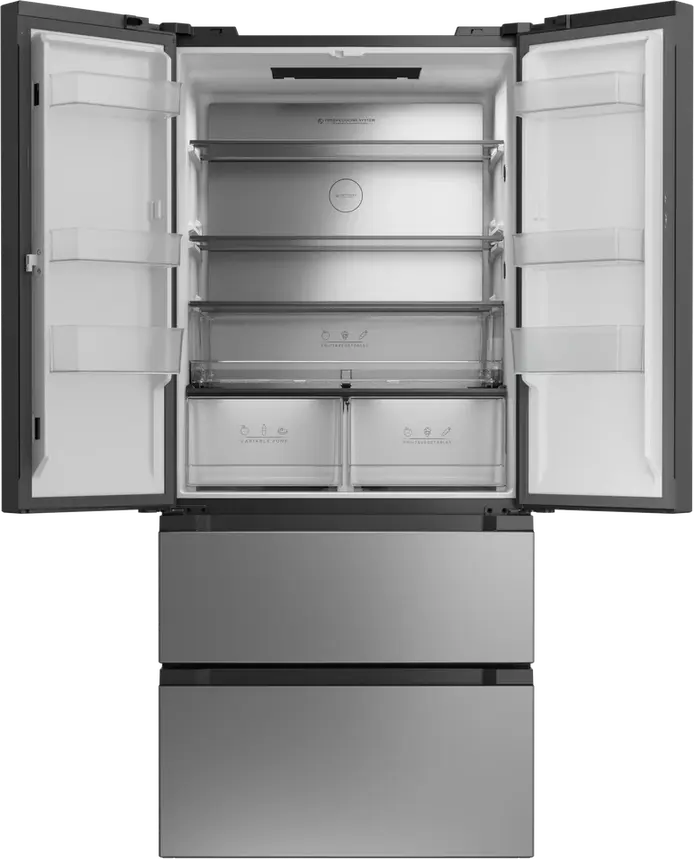 Холодильник Teka RFD 77825 SS EU French Door, нержавеющая сталь Inox, No Frost longLife, инверторный мотор, ионизатор IONCLEAN, объем 500-516 л, 189x83x65 см