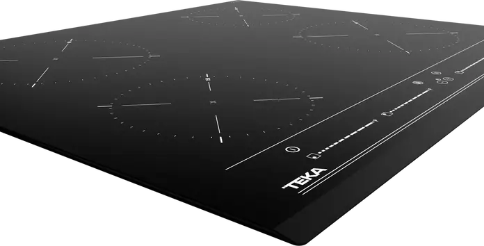 Teka IZC 64010 BK MSS Electric Induction Cooktop, 60 cm, 4 Zones, MultiSlider Touch Control, Power Plus, Child Lock, Black Bevelled Glass