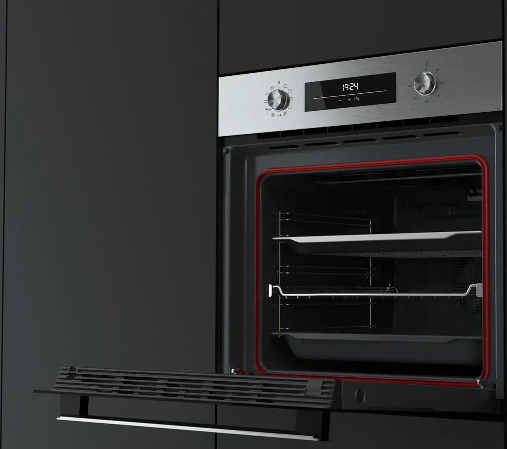 Cuptor Încorporabil Multifuncțional Teka HSB 6466 SS Neo, Capacitate 70L, Clasa Energetică A+, Funcții AirFry și CHEF, HydroClean PRO, Inox