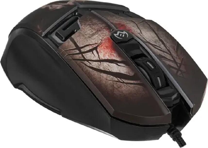 SVEN RX-G805 Programmable Gaming Mouse, 8000 DPI Optical Sensor, 6 Buttons, RGB Backlight, Braided USB Cable, Ergonomic Design