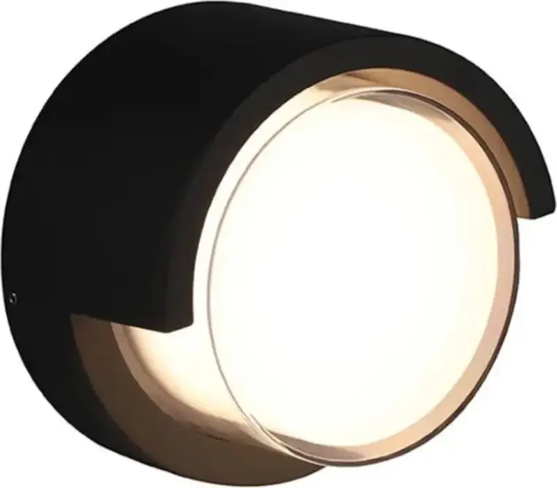 ProLed Otto Rondo WL-1177Y Outdoor LED Wall Light, 12W SMD, IP55 Waterproof, Die-Cast Aluminum, Round Architectural Facade Luminaire