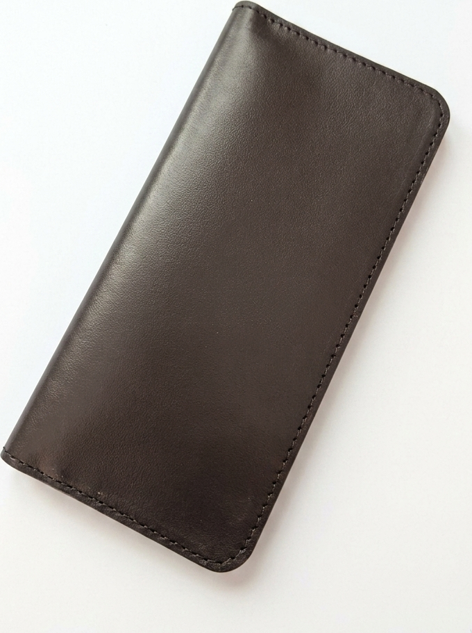 NICOV LONG Men's Wallet, Embossed Black, Natural Leather, 9x19 cm, 2 Banknote Compartments, 13 Card Slots, 1 Zipper Pocket, Open Design