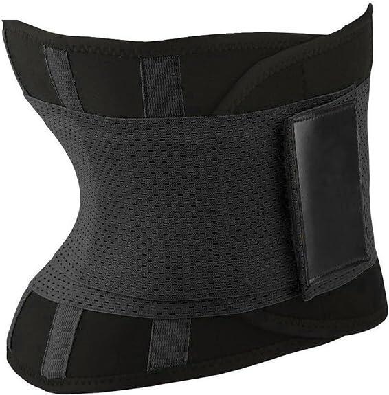 Miss Belt Universal Waist Trainer - Neoprene Dual Compression Body Shaper for Men & Women, Adjustable Hook-and-Loop Belly Tuck & Back Support Belt for Sports, Size M
