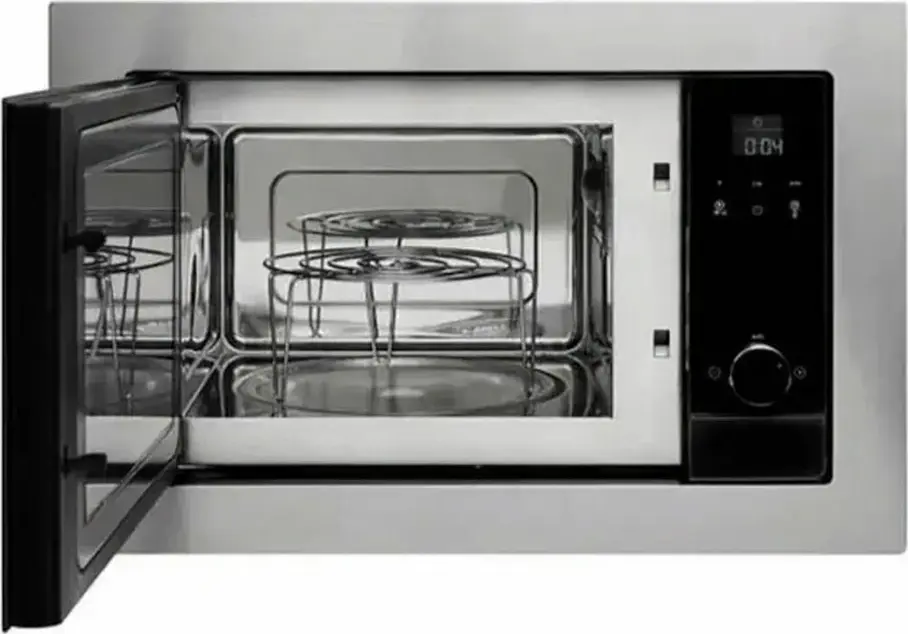 Teka MS 620 BIS Built-in Microwave Oven with Quartz Grill, 20L Capacity, 700W/1000W, Stainless Steel Inox, Touch Control TFT Display, Auto Defrost