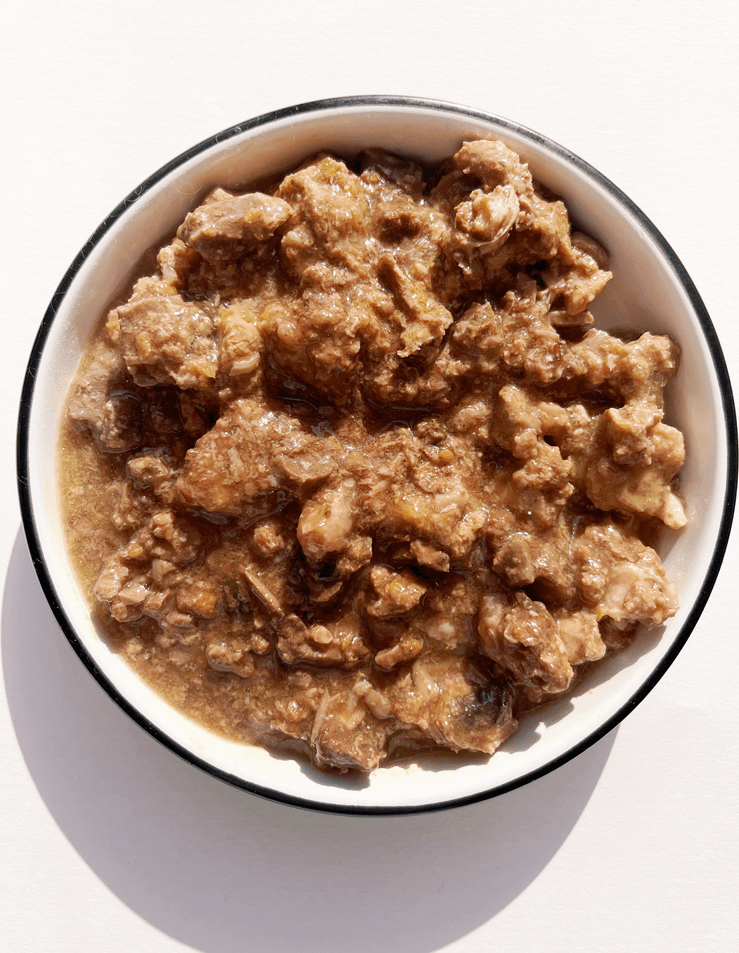 Pet Cafe Monoration Vita Hrana Umeda Holistica pentru Pisici, Continut 84% Carne de Vita, Fara Cereale, pentru Pisici si Pui, Borcan 250g