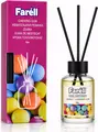 Difuzor de Parfum Parfumat Farell 058 FAOK, 100ml Aroma Chewing Gum, Odorizant de Ambient cu Sticla de Sticla și Bețe Negre