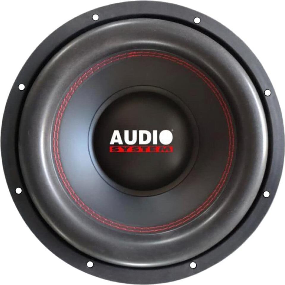 Автомобильный сабвуфер SPL Audio System Italy ASY-10, 250 мм (10 дюймов), Dual 2 Ohm, 500 Вт RMS, Макс. мощность 1000 Вт, Магнит 100 OZ, Красный корпус