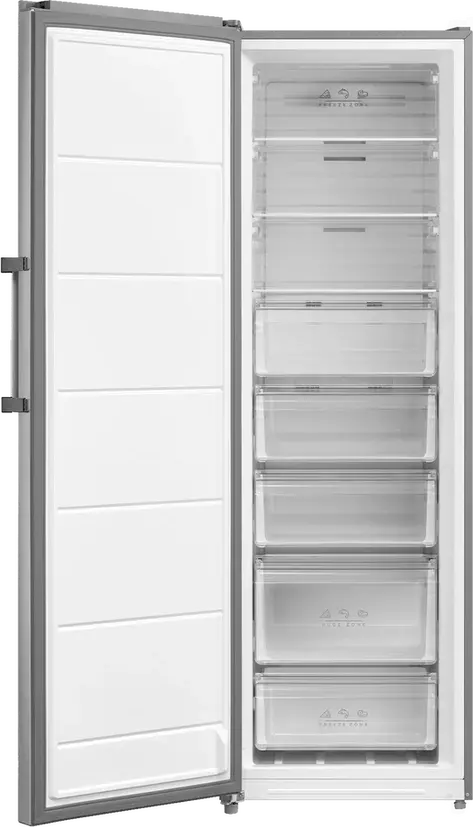 Congelator vertical Teka RSF 75640 SS, Full No Frost, Capacitate 273L, Clasa Energetică E, 4 Stele, Inox, Control Touch, Dimensiuni 185x59.5x61.8 cm