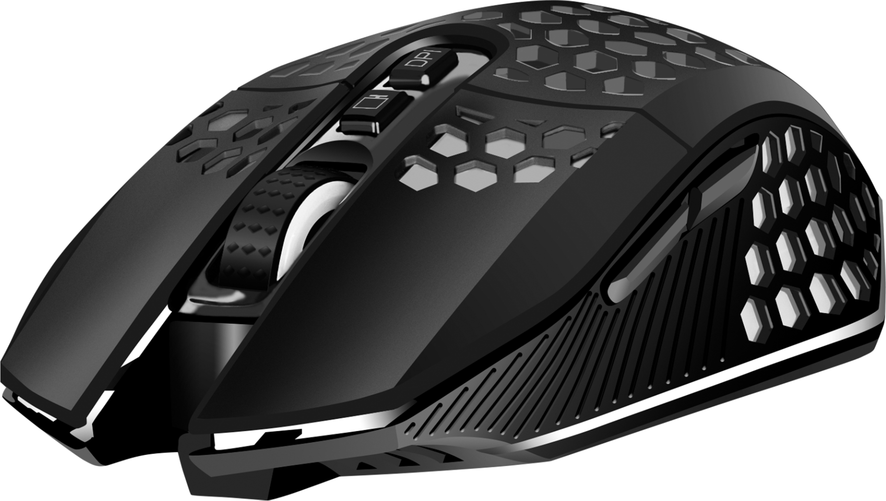 SVEN RX-G940W Wireless Gaming Mouse, Silent Buttons, Honeycomb Shell, RGB, 3600 DPI, 7 Buttons, 2.4GHz, Rechargeable
