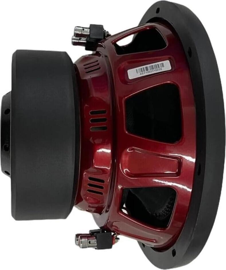 Автомобильный сабвуфер SPL Audio System Italy ASY-10, 250 мм (10 дюймов), Dual 2 Ohm, 500 Вт RMS, Макс. мощность 1000 Вт, Магнит 100 OZ, Красный корпус