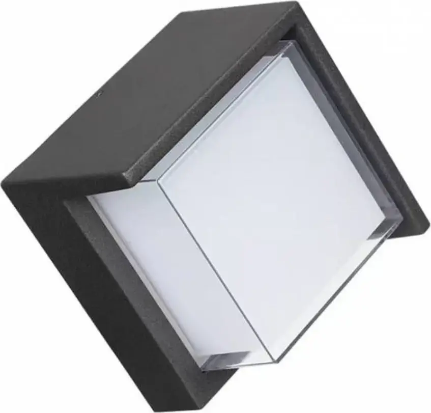 Уличный настенный светильник ProLed Otto Square WL-1177F, 12Вт SMD LED, IP54, алюминиевый корпус, архитектурное освещение