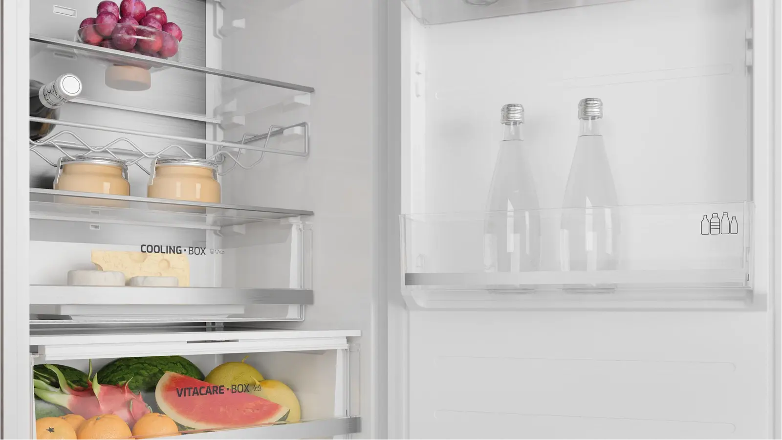 Teka RBF 73395 FI Built-in Bottom Freezer Refrigerator, Total No Frost, Inverter Compressor, 267L Capacity, Energy Class C, VitaCare Box, 178.5cm