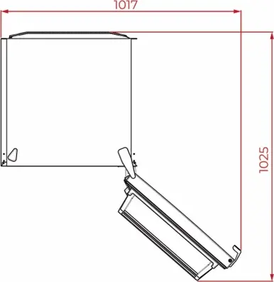 Teka RSL 75640 SS Free-standing Single Door Larder Refrigerator, Full No Frost, 362L Capacity, Stainless Steel Inox, Touch Control, LED Lighting, 185cm