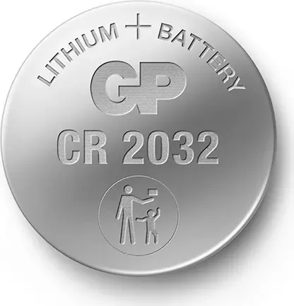 GP Ultra+ CR2032 3V Lithium Coin Cell Batteries, Wavy Net Technology, 10-Pack with Bonus LED Deco Light Garland