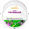 Goldplant Comfrey Cream 100 ml - 100% Natural Regenerative and Anti-inflammatory Skin Care for Wounds, Burns and Bruises