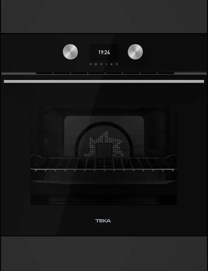 Teka HLB 8600 BK Multifunction Built-in Oven, A+ Energy Class, 70L Capacity, 12 Cooking Functions, HydroClean PRO, TFT Display, Telescopic Guides