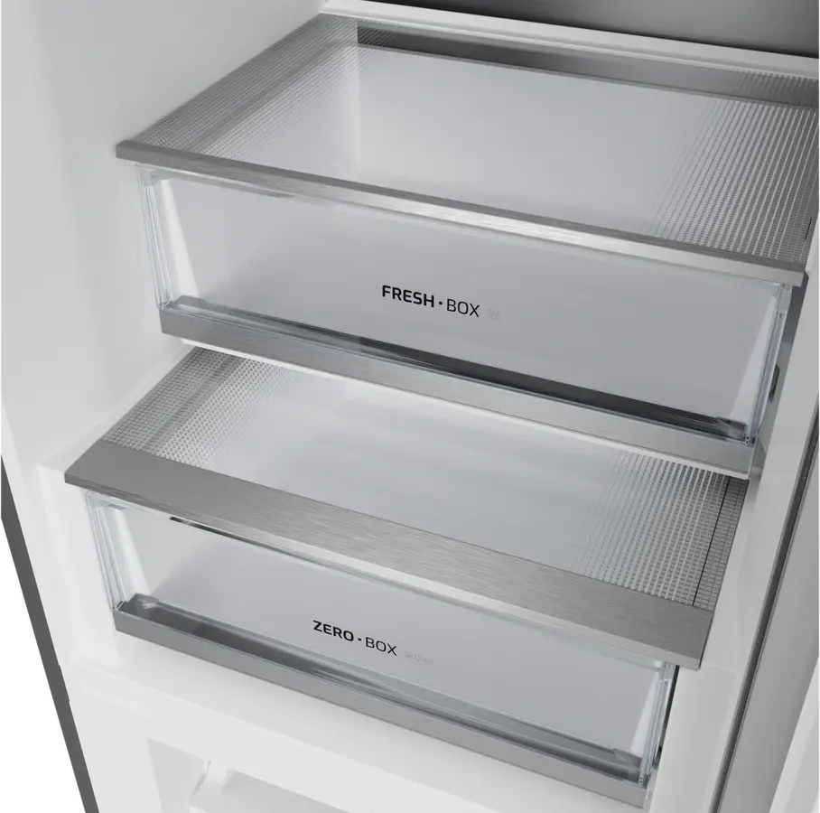 Frigider Combinat Teka RBF 64660 SS, Total No Frost, Motor Inverter, Inox, DualTemp, Iluminare LED, Capacitate 338L, Dimensiuni 60x70x185 cm