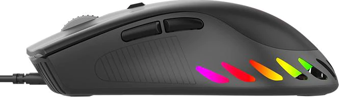 Marvo G985 Gaming Mouse, Pixart 3325 Optical Sensor, 10000 DPI, 7 Programmable Buttons, RGB Lighting, Braided USB Cable, Ergonomic Right-Hand Design
