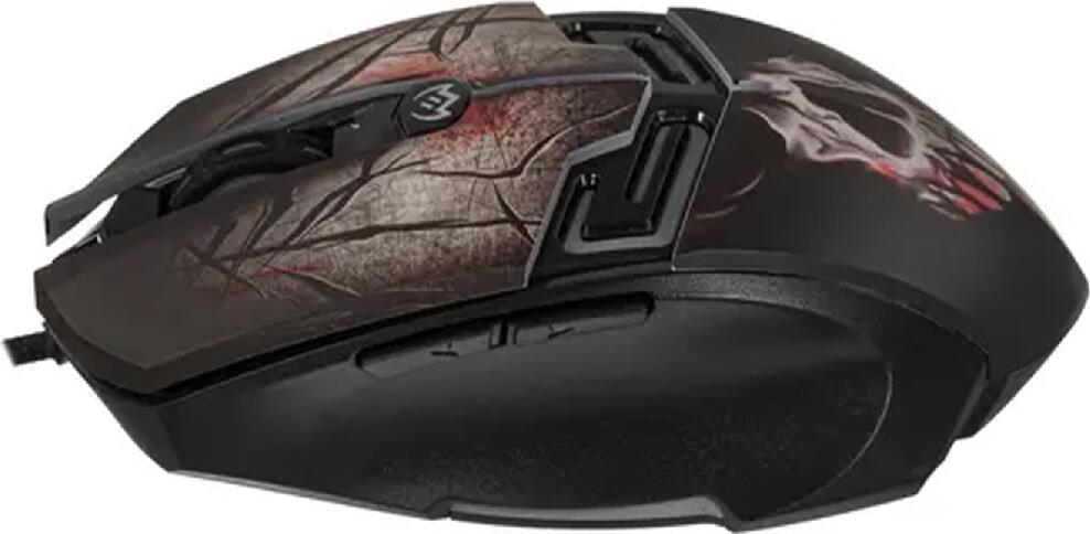 SVEN RX-G805 Programmable Gaming Mouse, 8000 DPI Optical Sensor, 6 Buttons, RGB Backlight, Braided USB Cable, Ergonomic Design