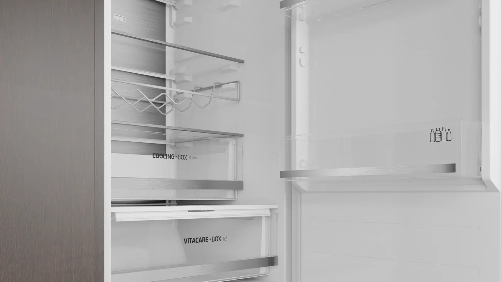 Teka RBF 73395 FI Built-in Bottom Freezer Refrigerator, Total No Frost, Inverter Compressor, 267L Capacity, Energy Class C, VitaCare Box, 178.5cm