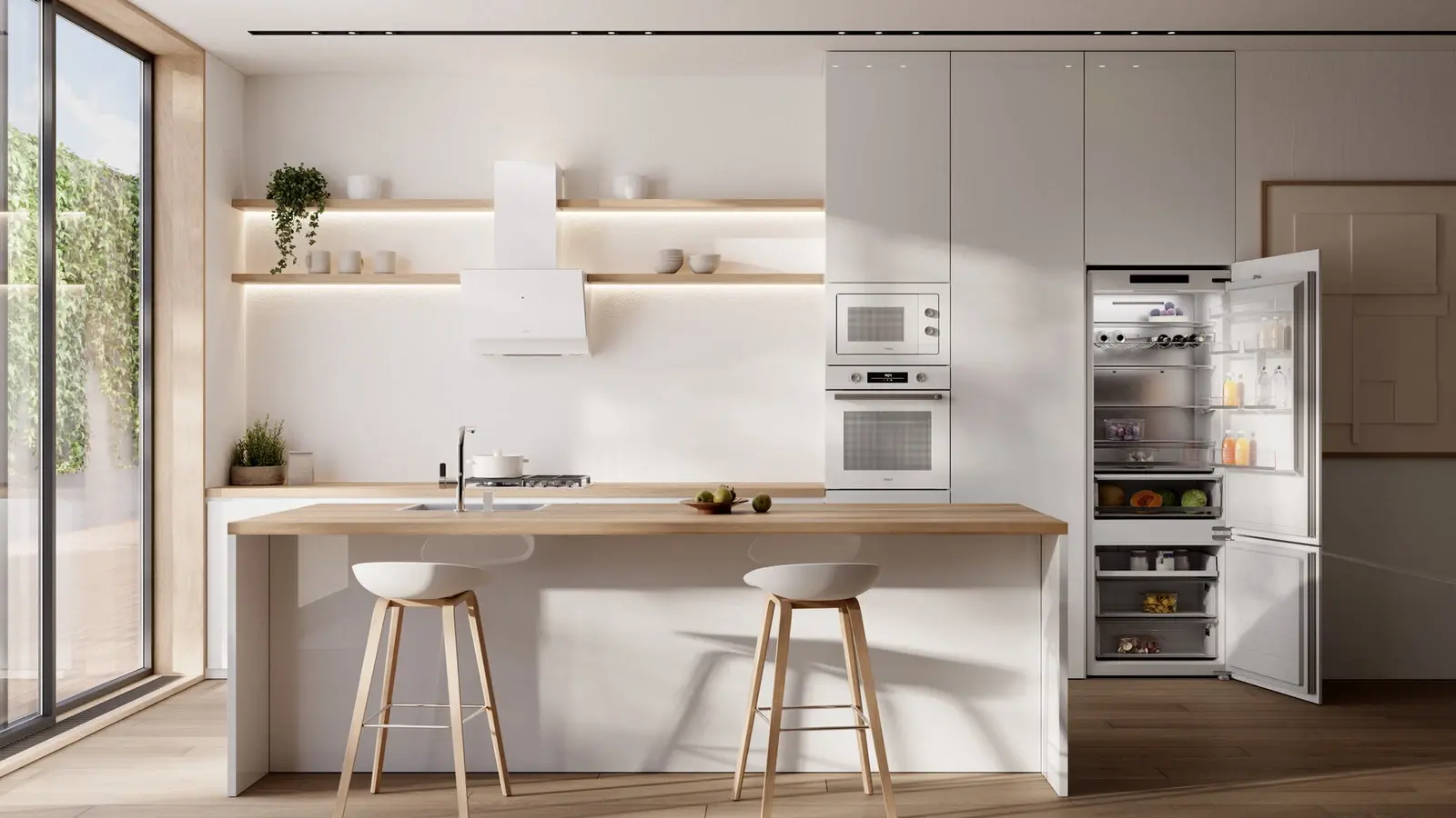 Teka GZC 64321 Urban Colors Gas on Glass Hob, 60 cm White Secured Glass Surface, 4 Burners with ExactFlame System, Cast Iron Grates, Natural Gas