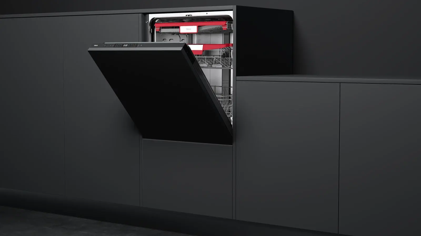 Teka DFI 76960 Fully Integrated Dishwasher, 14-16 Place Settings, PremiumDry Auto-Open, BeamOnFloor, AquaStop, 8 Programs, Energy Class B, 42dB