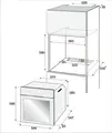 Встраиваемый электрический духовой шкаф Grundig GEZST 47000 B, объем 80 л, 13 функций, класс A, 3500 Вт, каталитическая очистка, тройное стекло