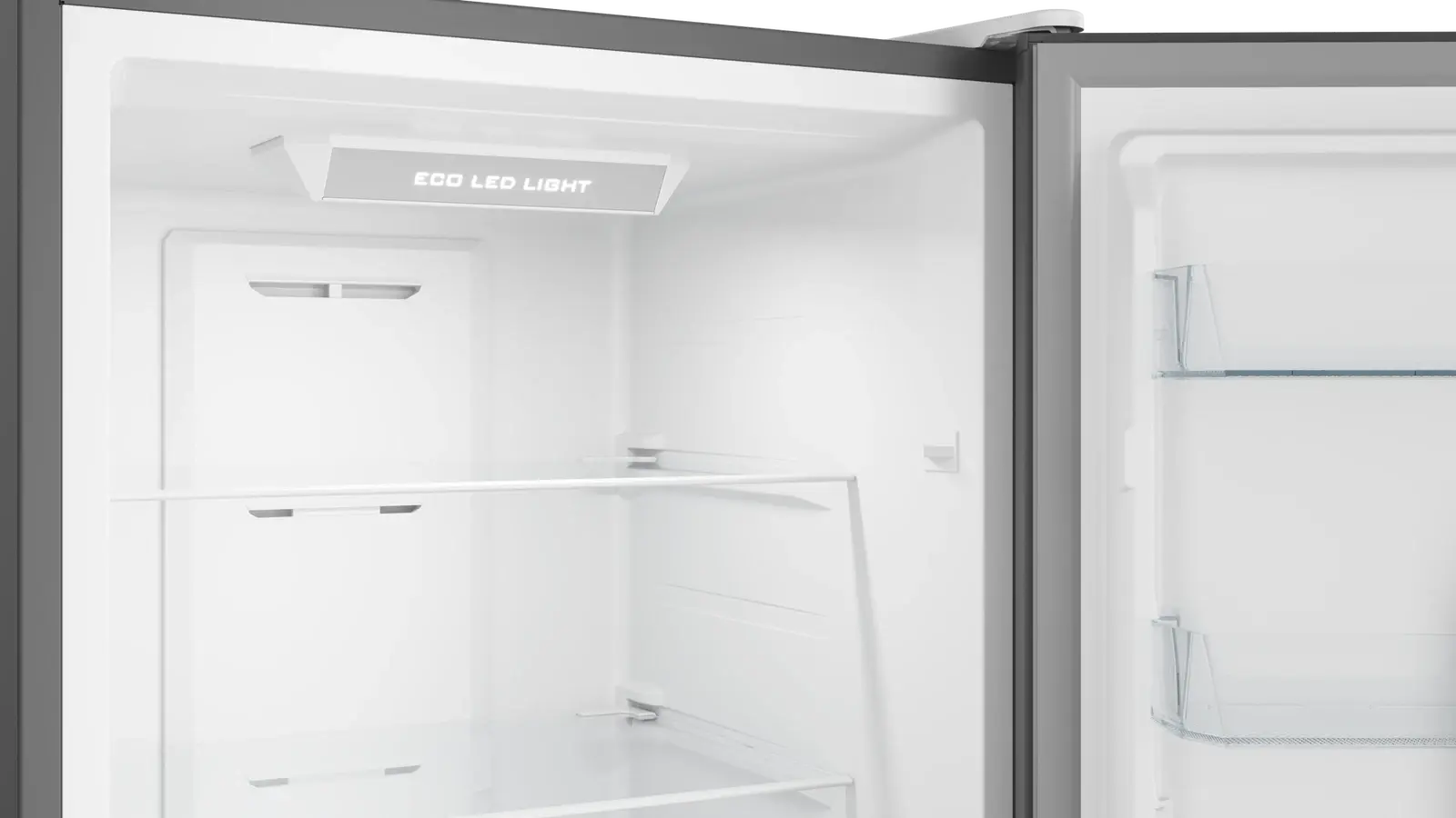 Frigider Combinat Teka NFL 345 C, Full No Frost, Congelator Jos, Inox Anti-Amprentă, Capacitate Netă 310L, Clasa Energetică E, Dimensiuni 188x59.5x63.5 cm