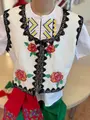 Benefis Moldavian National Shirt J 0304 (4952), Natural Cotton Fabric, Machine Embroidered Chest Design, Traditional Camasa