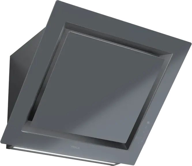 Teka DLV 68660 ST TOS Urban Colors Vertical Decorative Hood, Stone Grey, 60cm, Touch Control, LED BAR, Fresh AIR, 725 m3/h Max Extraction