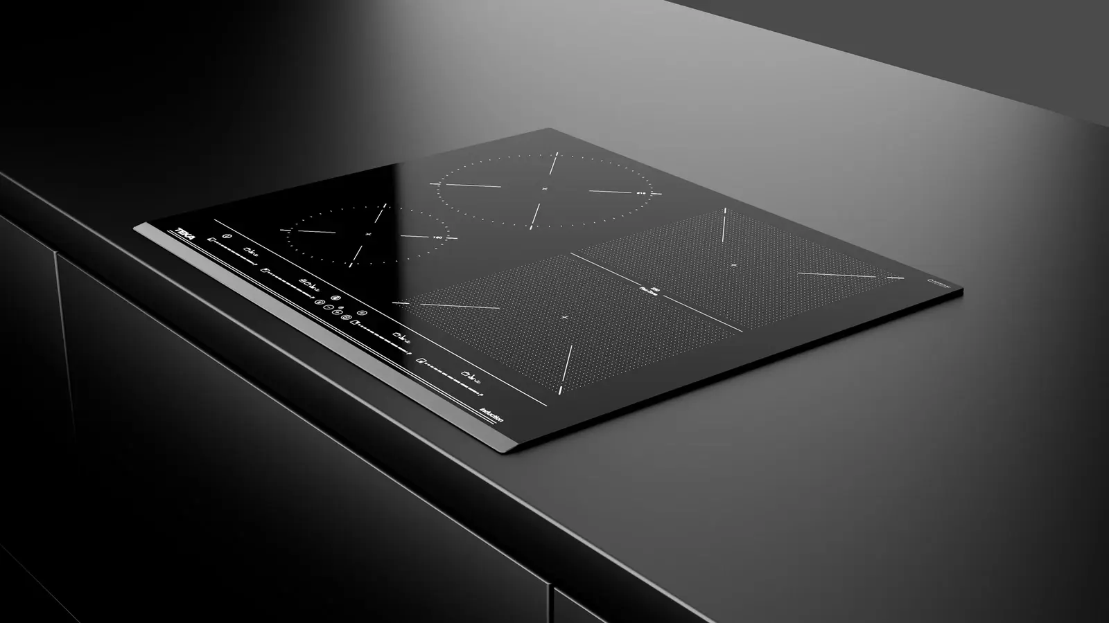 Teka IZF 64440 MSP Flex Induction Hob, 60 cm Ceramic Glass, 4 Cooking Zones with TekaFlex, MultiSlider Touch Control, Power Plus, 7200W