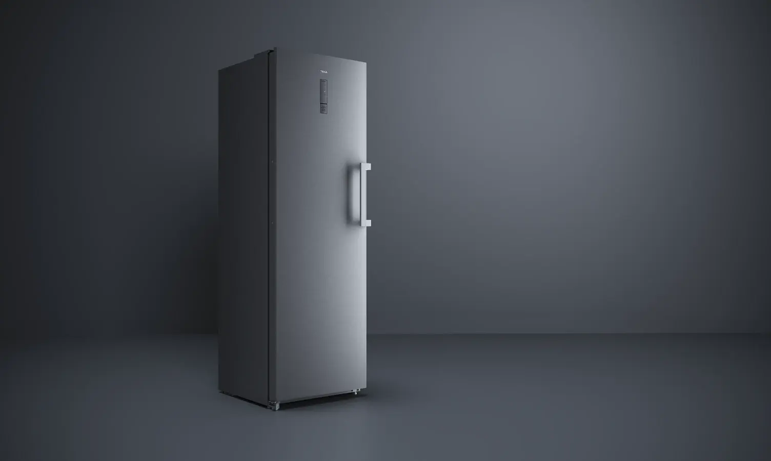 Congelator vertical Teka RSF 75640 SS, Full No Frost, Capacitate 273L, Clasa Energetică E, 4 Stele, Inox, Control Touch, Dimensiuni 185x59.5x61.8 cm