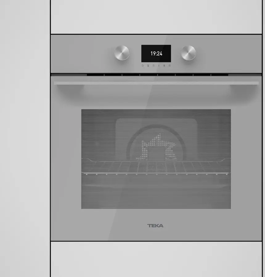 Teka HLB 8600 SM Urban Colours Built-in Multifunction Oven, SurroundTemp, 70L Capacity, A+ Energy Class, HydroClean PRO, TFT Display, Steam Grey